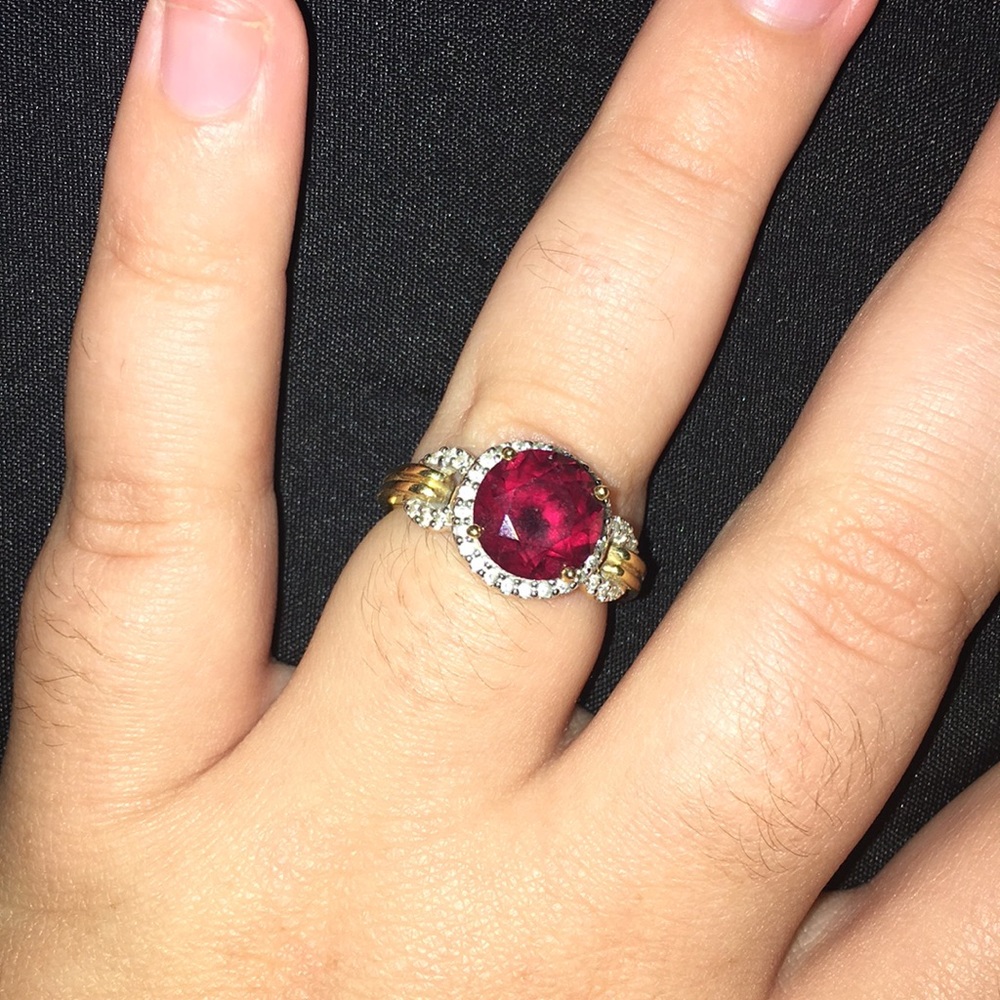 REAL Ruby ring